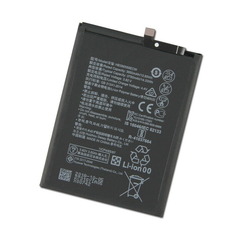 Batería para Nova-8SE/huawei-HB386589ECW